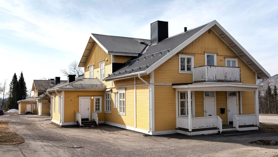 Trehusene på «Gula raden» i Kiruna skal flyttes og bevares for ettertiden.