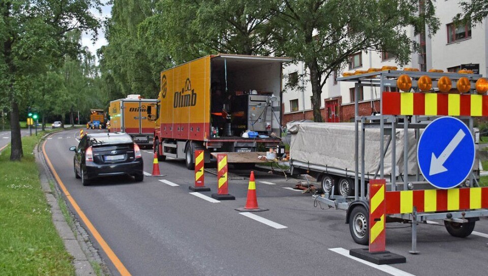 Gravefri rehabilitering stanser ikke trafikken.