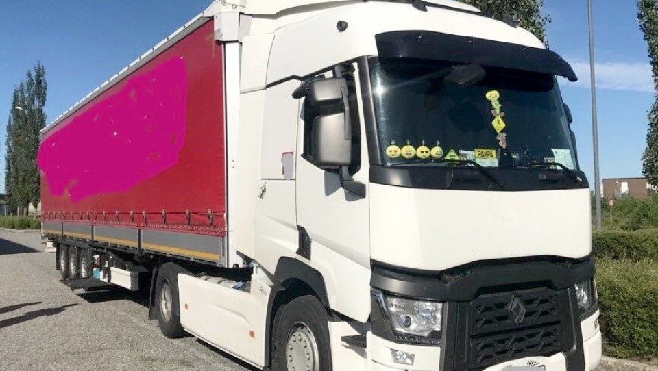 Elektronikken som måler kjøre- og hviletid, var tuklet med i dette tyrkiske vogntoget som ble stanset i kontroll på Jessheim trafikkstasjon nord for Oslo i slutten av juni.