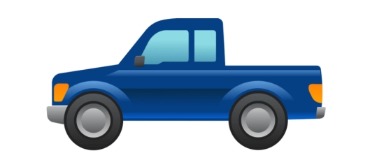 Ford tegnet pickup-emoji