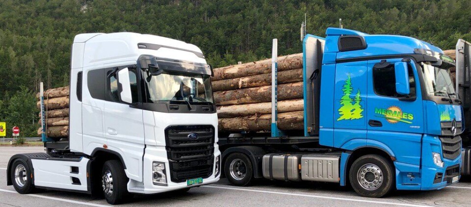 Stemningsbilde fra en av hvilepausene på vei fra Kroatia til Norge.