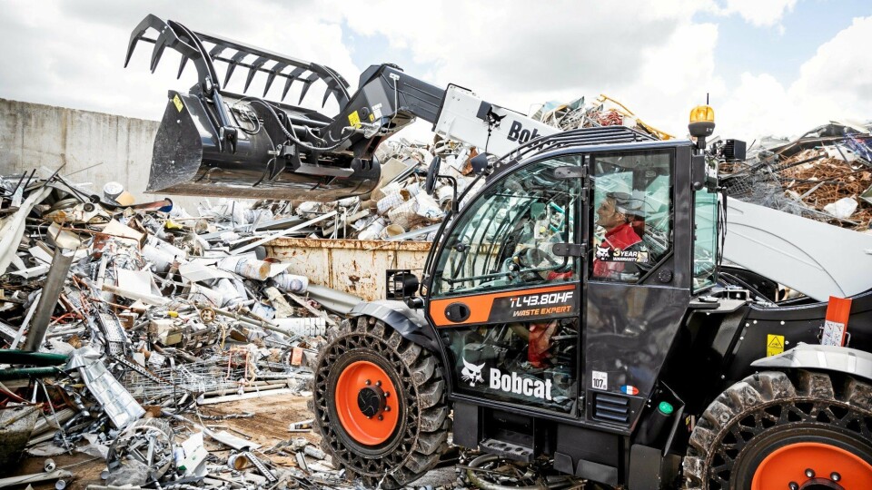 NY SERIE: Waste Expert er Bobcats nye produktnavn på den nye serien teleskoplastere som nå er klar for markedet.