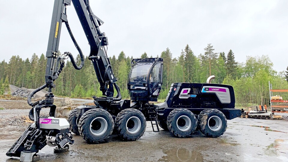 Nye 8H GTE Hybrid (23 tonn) er Logsets andre hybride hogstmaskin-modell.