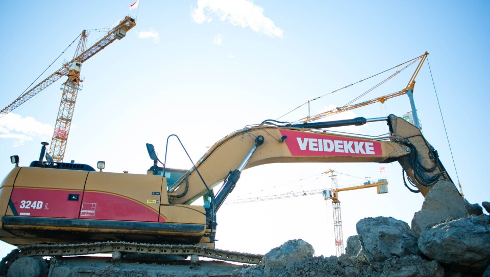 Veidekke reduserer bemanningen i anlegg