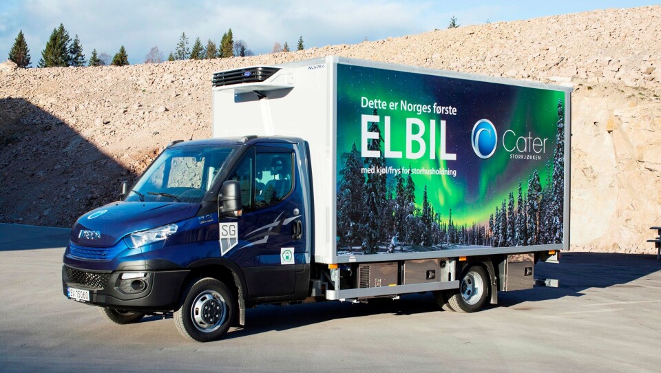 Iveco Daily er en av elbilene på markedet som kan benytte seg av muligheten til å kjøre med 4250 kg totalvekt med B-førerkort som kompensasjon for økt egenvekt.