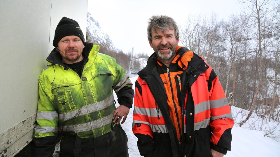 Thord og Bjørn på felles oppdrag. «Vinterveiens helter» sesong 4 har premiere torsdag 3. oktober kl. 22.00 på National Geographic. Thord og Bjørn på felles oppdrag. «Vinterveiens helter» sesong 4 har premiere torsdag 3. oktober kl. 22.00 på National Geographic.