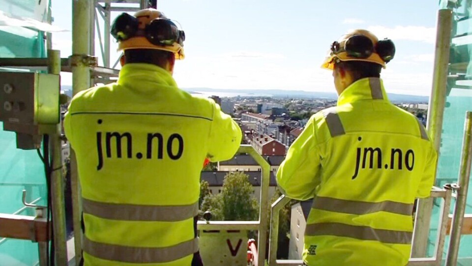 JM selger entreprenørvirksomheten i Norge