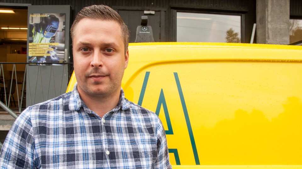 Lasse Svendsen, servicesjef i Assemblin rør service Romerike, er veldig godt fornøyd med de nye og større lokalene på Kjeller i Skedsmo (Akershus).