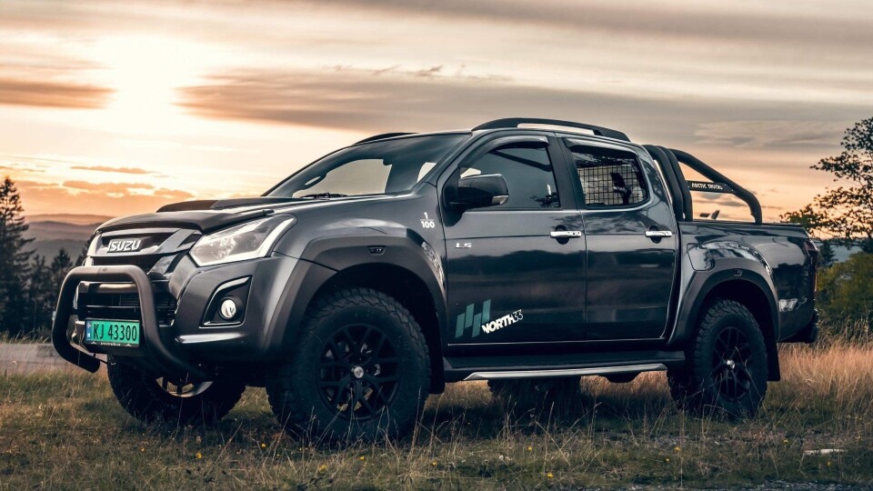 Isuzu North33 er bassert på en Arctic Truck 33 men med litt attåt. Isuzu North33 er bassert på en Arctic Truck 33 men med litt attåt.