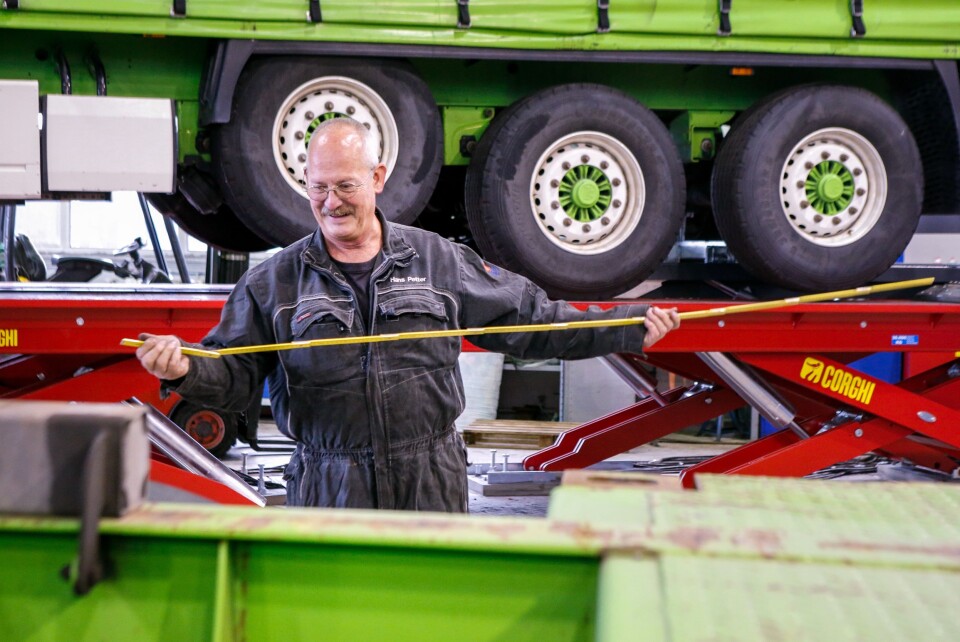 VETERAN: Teknisk sjef Hans Petter Dalen ved Bring Warehousing. VETERAN: Teknisk sjef Hans Petter Dalen ved Bring Warehousing.