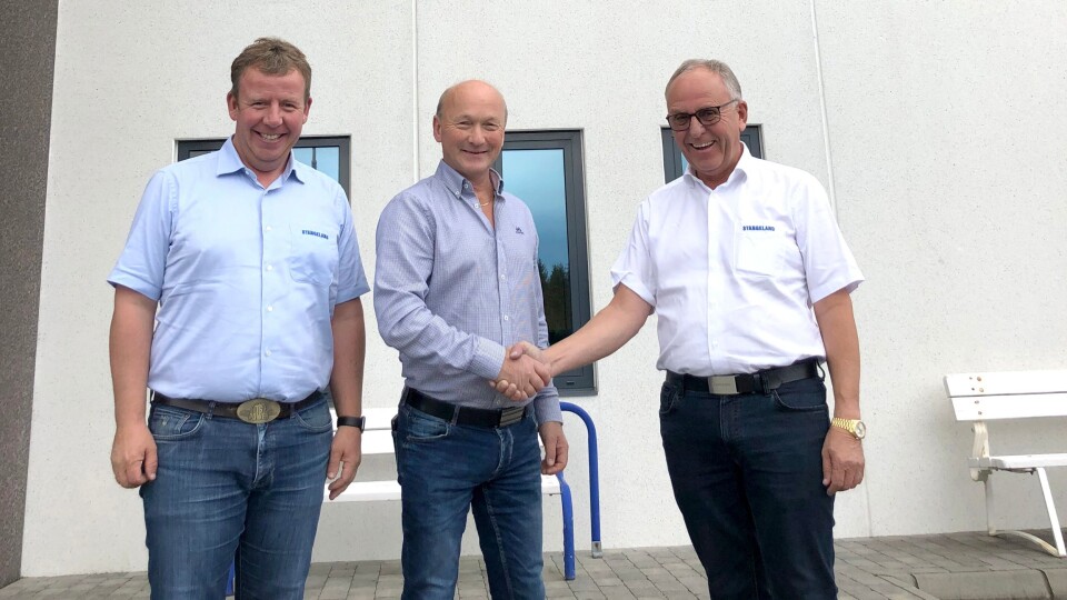 Fra venstre: Tommy Stangeland, Torleiv Halleland, Olav Stangeland.