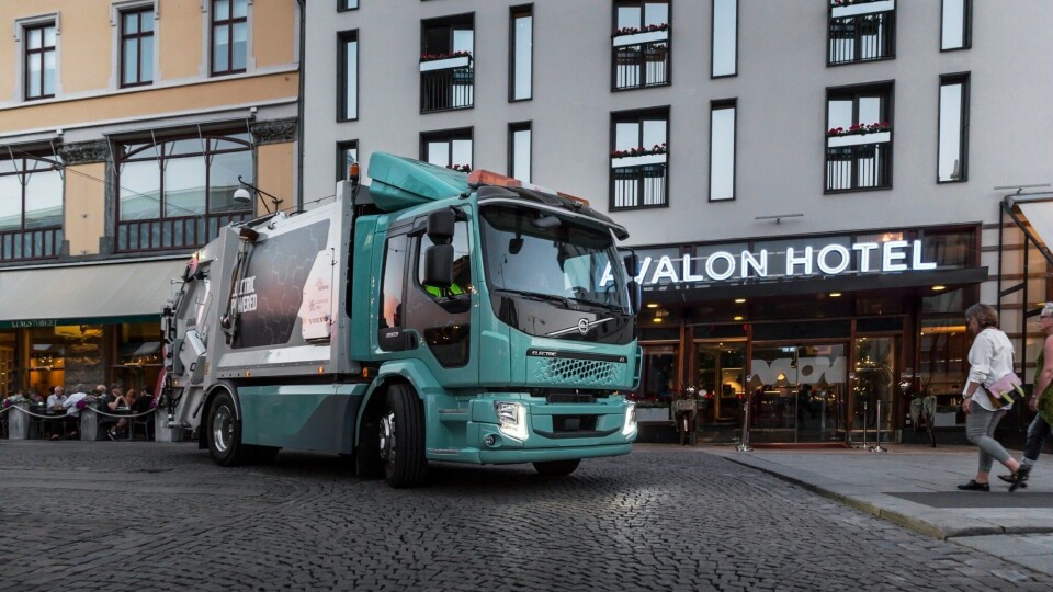 Volvo starter salget av elektriske lastebiler inntil 26 tonn i Norge i løpet av 2019.