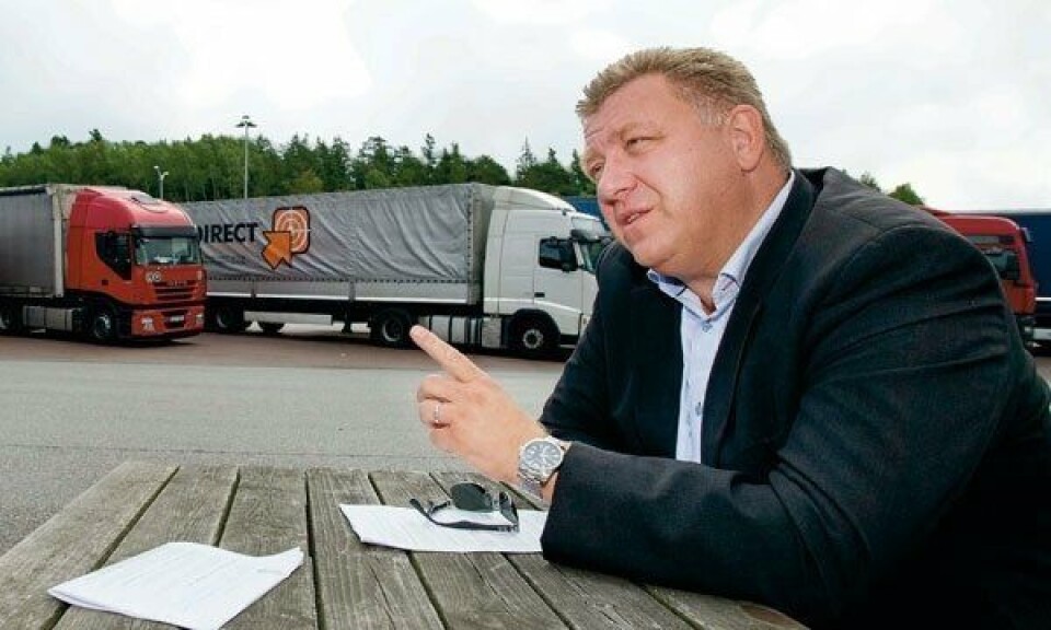 I likhet med Sverre Myrli reagerer lastebilgeneral Geir A. Mo kraftig på Bring Truckings oppførsel.