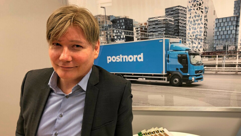 Kommunikasjons- og markedsdirektør Ole A. Hagen i PostNord, sier at regjeringen med det nye budsjettet gjør det umulig for PostNord å bruke det mest effektive klimatiltaket.