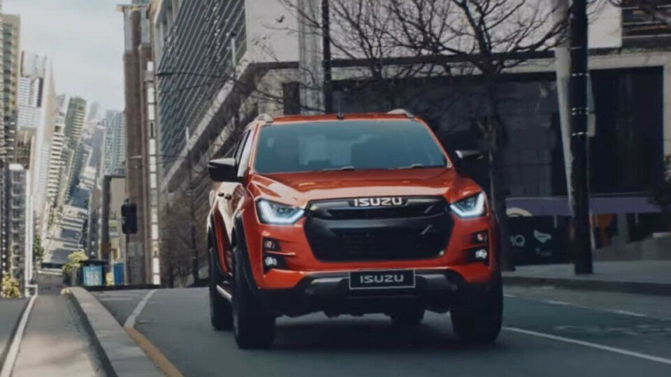Nye Isuzu D-Max har fått ett kraftigere og bredere uttrykk.
