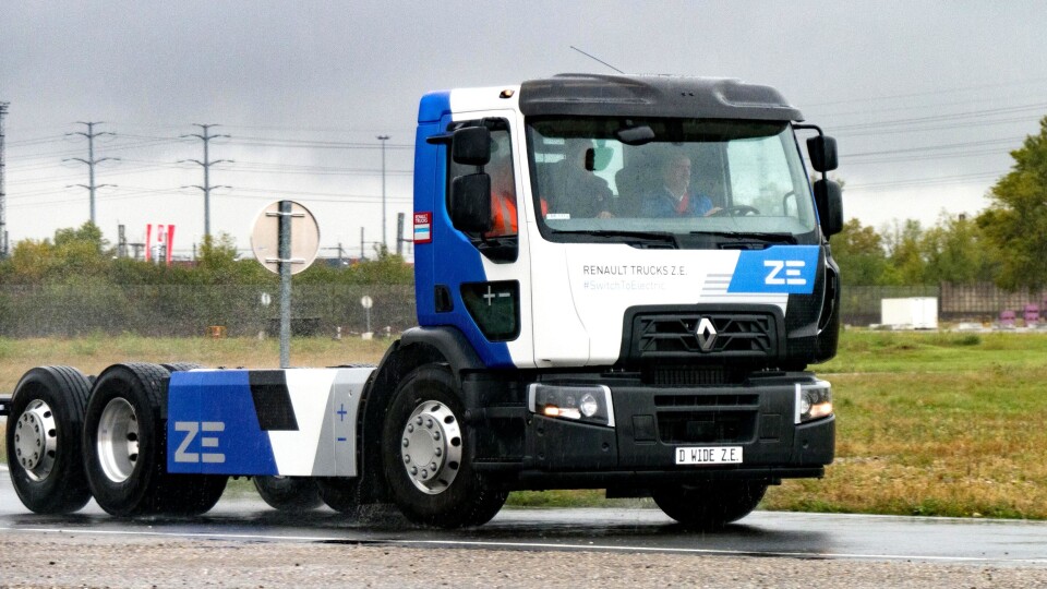 KLAR: Renault åpner for salg av den elektriske lastebilen D Z.E. og D Wide Z.E. I 2020 skal fabrikken produsere 50 batteridrevne D-serie Z.E. Fem av disse skal selges i Norge.
