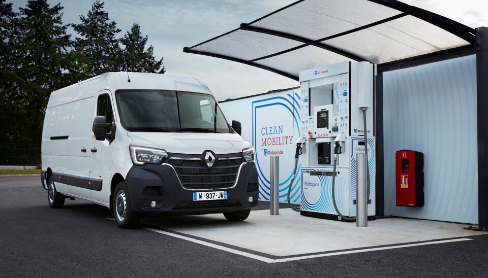 Det tar ikke noe mer tid å fylle hydrogen enn å fylle med diesel.
