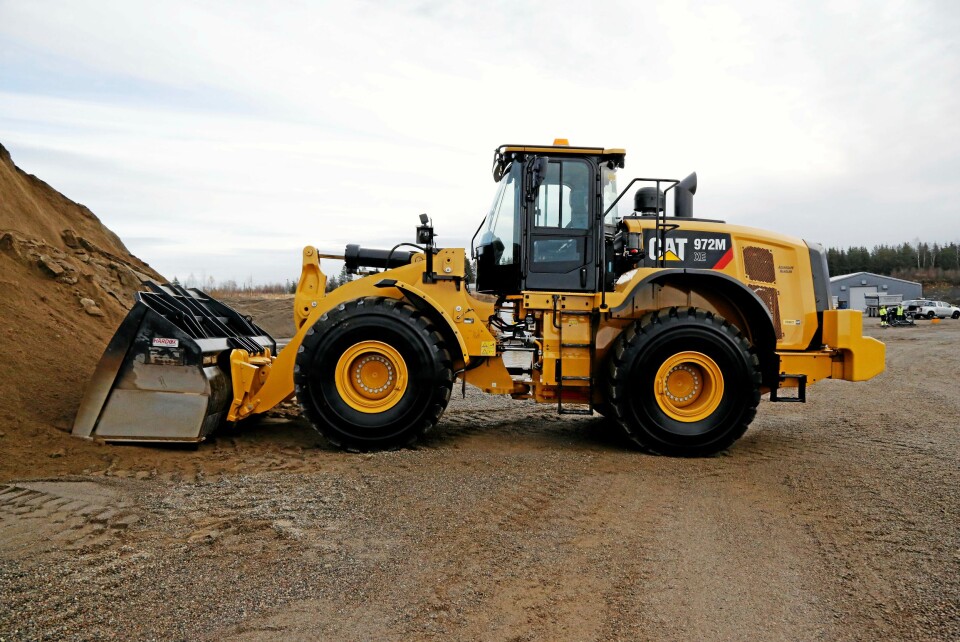 CAT 972M XE: Denne maskinen inneholder litt ekstra som reduserer forbruket betydelig.