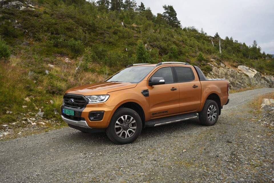 TØFF: Ford Ranger har vært og er fortsatt en tøff bil som også er god på landeveien.
