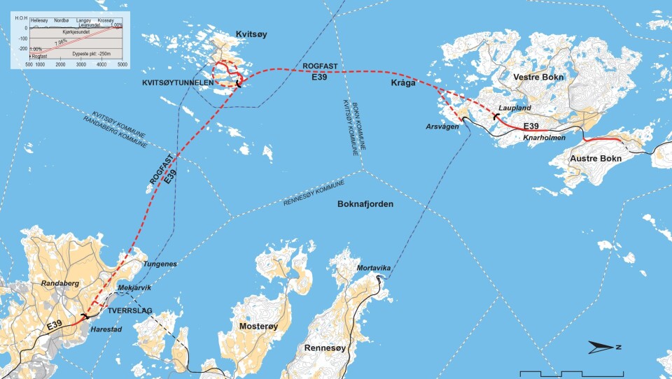 Rogfast er verdens største undersjøiske veitunnelprosjekt (26,7 km).