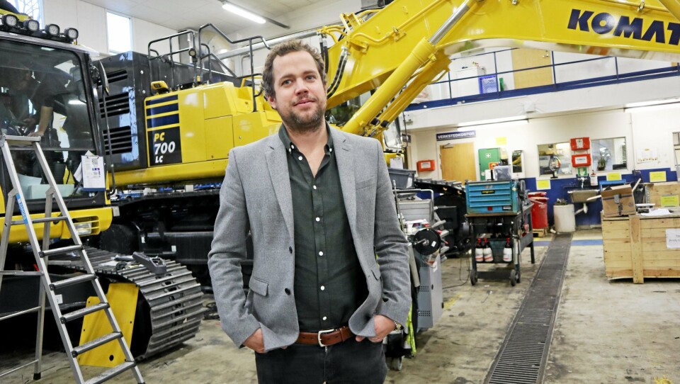 Andreas Corwin er ansatt som adm. direktør i Hesselberg Maskin AS i Norge og i Hesselberg Maskin AB (Sverige).Foto: Klaus Eriksen