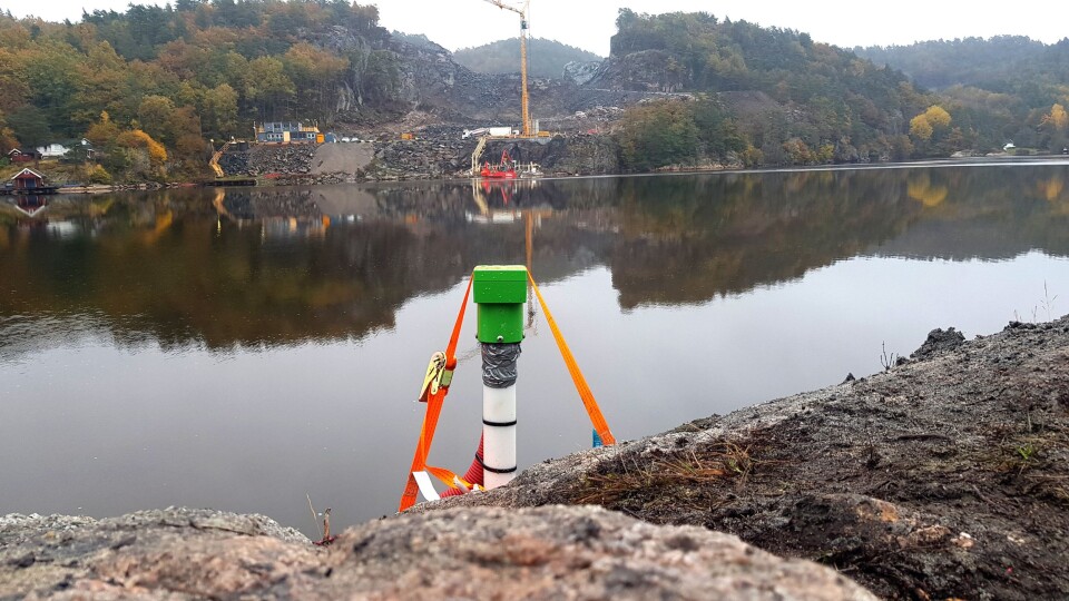 Cautus Geo har satt ut overvåkingsutstyr både på land og i vannet.