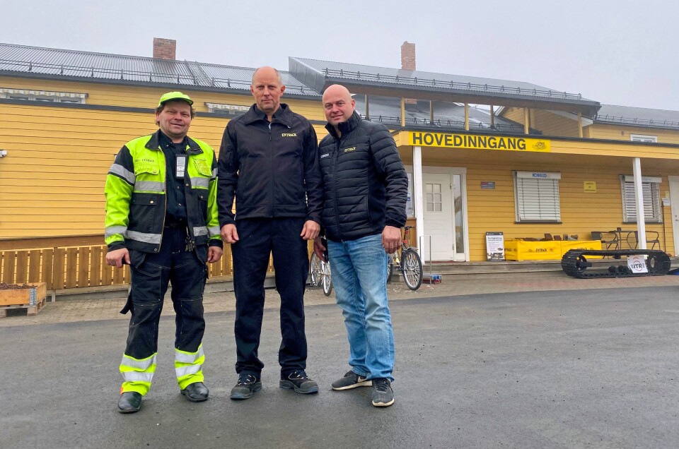 SOLID TRIO: Kunnskapen til Tor Arne Hammer, Per Ole Hveberg og Herbjørn C. Haug beskrives som en viktig årsak til Entrack-suksessen. SOLID TRIO: Kunnskapen til Tor Arne Hammer, Per Ole Hveberg og Herbjørn C. Haug beskrives som en viktig årsak til Entrack-suksessen.