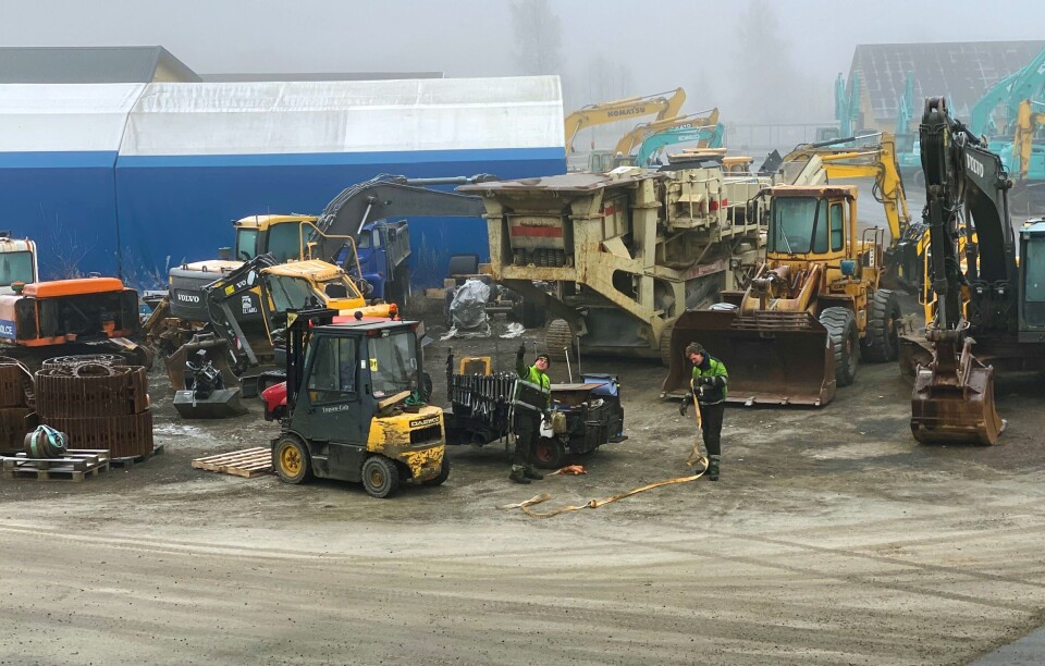 STOR AKTØR: Entrack disponerer Norges største sted for nye og brukte deler til anleggsmaskiner. STOR AKTØR: Entrack disponerer Norges største sted for nye og brukte deler til anleggsmaskiner.
