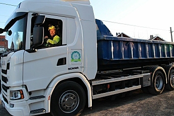 NCC fikk låne lastebil på biogass
