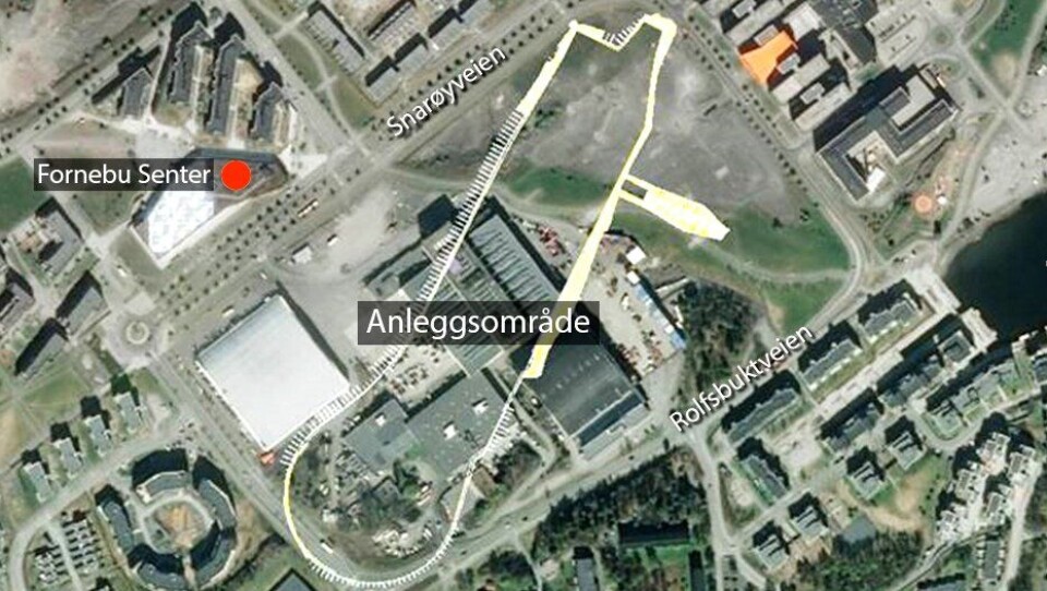 Byggegropen har et areal på størrelse med seks fotballbaner, og vil utgjøre et stort fotavtrykk på Fornebu sør.