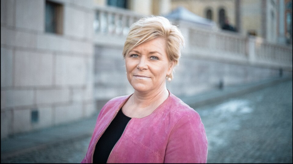 Siv Jensen.