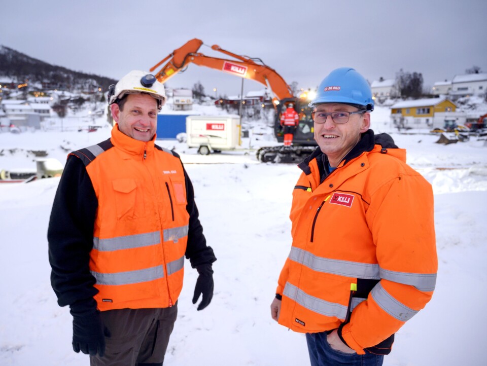 NISJER: Terje (t.v.) og Tore Killi har satset mye på rehabilitering og omlegging av VA-anlegg. Det gir mye lokalt arbeid.