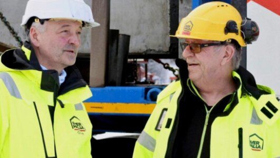 Rolf Amdal (t.h.) trapper ned og overlater ledelsen for bedriften han startet i 1971 til Ove Bolkan.Rolf Amdal (t.h.) trapper ned og overlater ledelsen for bedriften han startet i 1971 til Ove Bolkan.