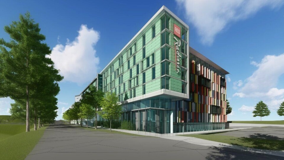 AF utføre utvidelse av Gardermoen Park Inn hotellet som de opprinnelig førte opp i 2009-2010.