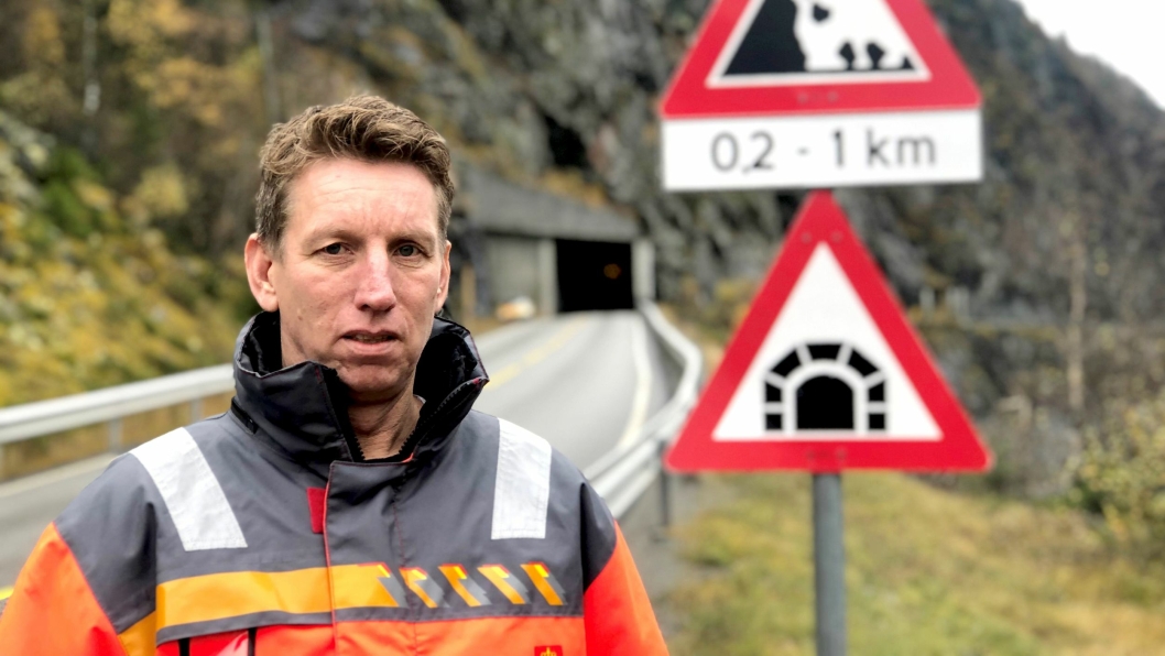 Edvin Rye er byggeleder for Statens vegvesenpå prosjektet E16 Kvamskleiva.