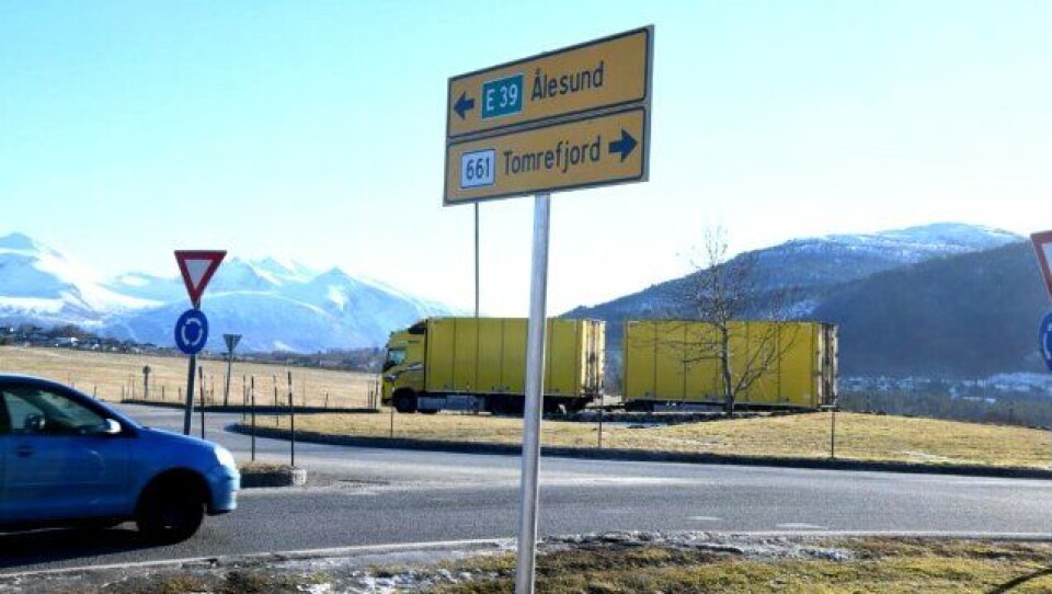 Et nytt interaktivt kart gir deg oversikt over hvor langtransportsjåfører overnatter.