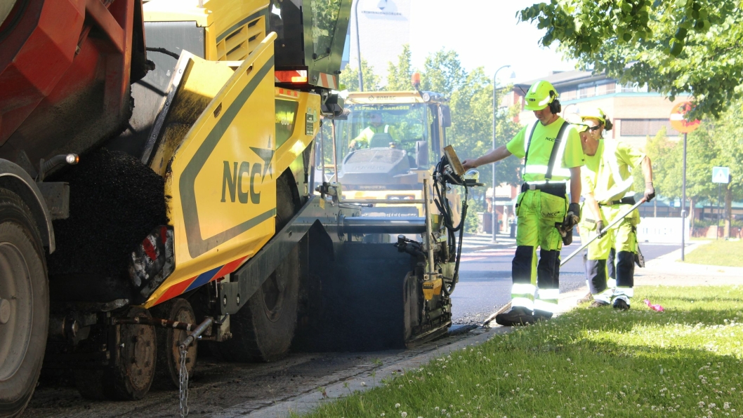NCC Industry skal asfaltere kommunale veier og plasser for Kristiansand kommune de neste to årene.