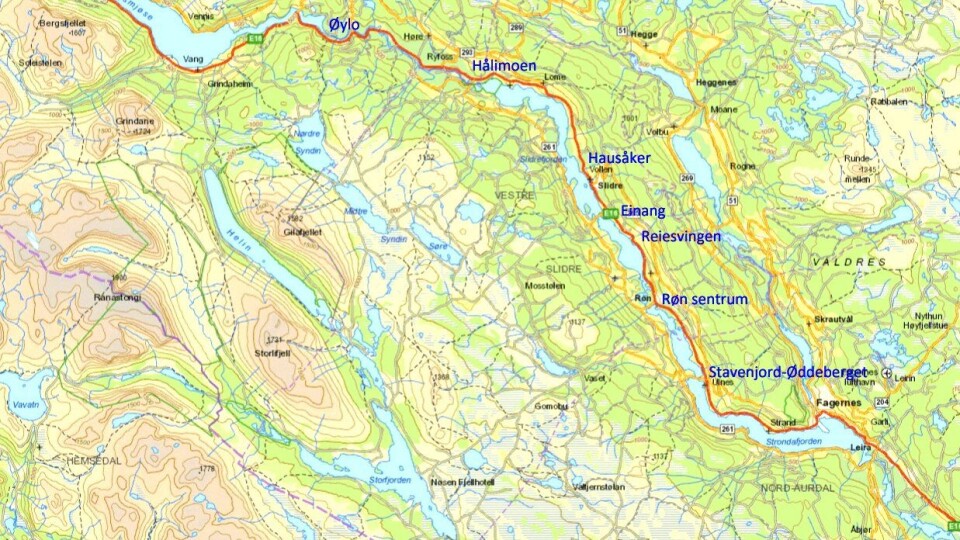 Statens vegvesen har fått midler til å gjennomføre utbedringer som skal øke trafikksikkerheten og bedre framkommeligheten på E16 Fagernes-Øylo.