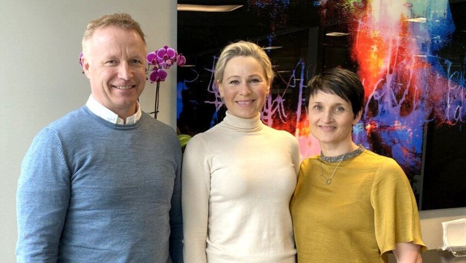 Ronny Engbretsen i Øie Eiendomsutvikling, Katharina Hernæs i AF Eiendom, Britt Tøsse Aandal i Wenaas Kapital.