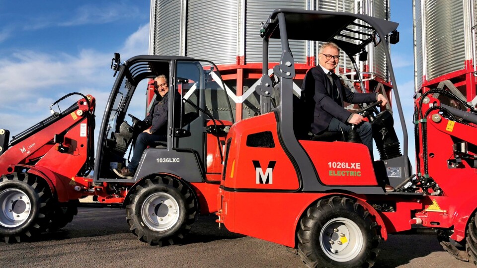 Jan Pedersen (t.v.) og Michael Husfeldt introduserer VM Loader for det norske markedet.
