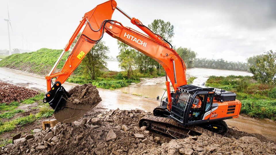 Nye Hitachi ZX350-7.