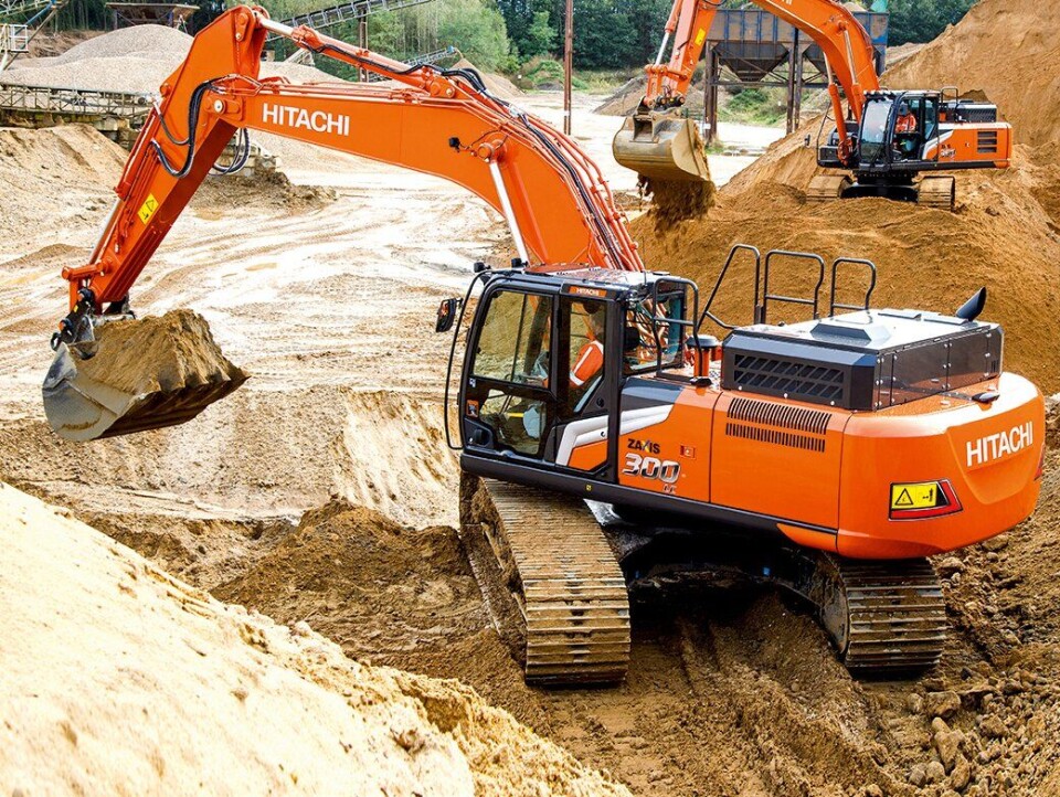 Nye Hitachi ZX300-7.