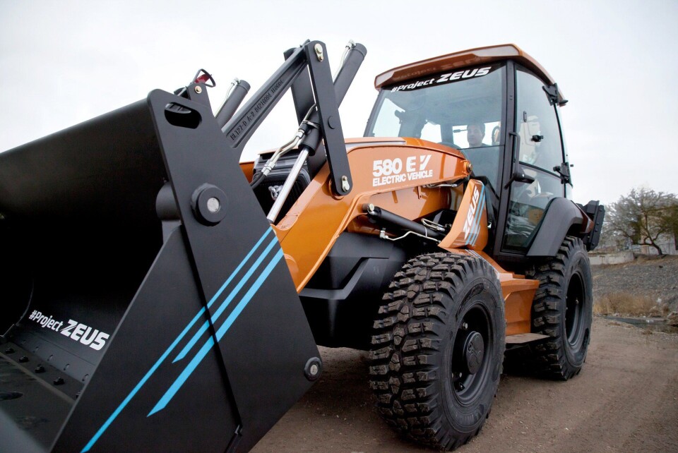 Case 580 EV (også kalt Project Zeus).