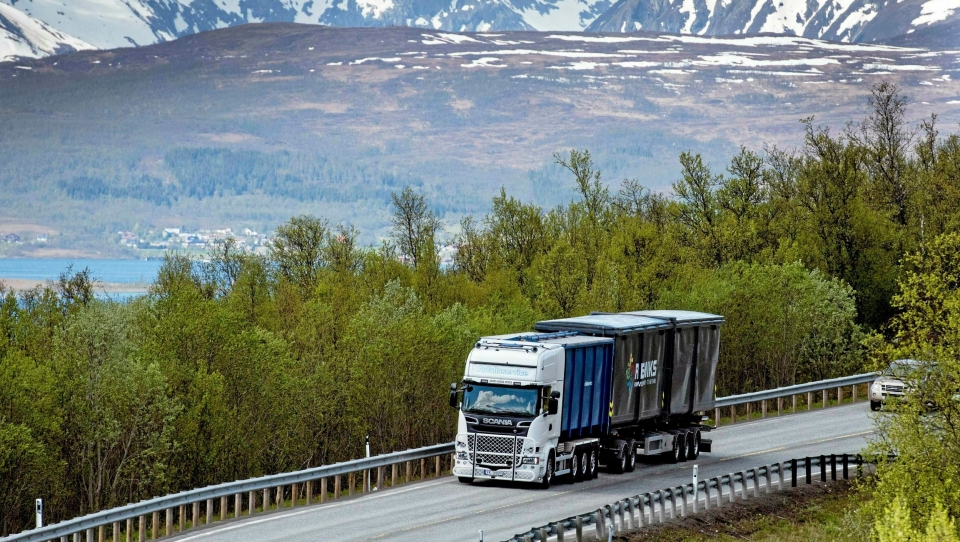 Illustrasjonsbilde av modulvogntog type 1.