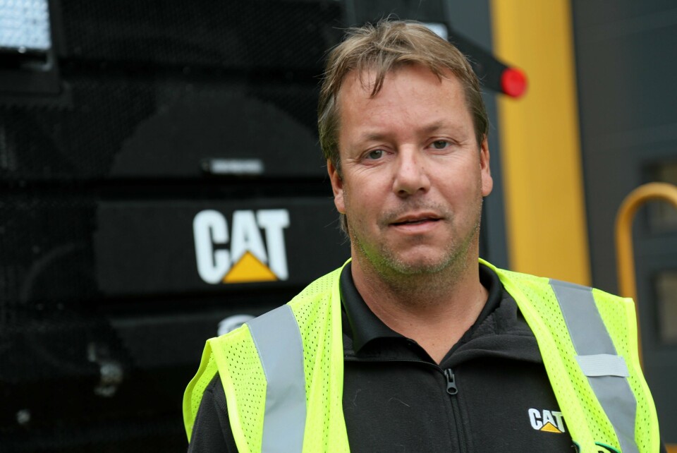 PRODUKTSJEF: Glenn Thorén har ansvaret for asfalt- og kompakteringsmaskinene hos Cat-forhandler Pon Equipment AS.