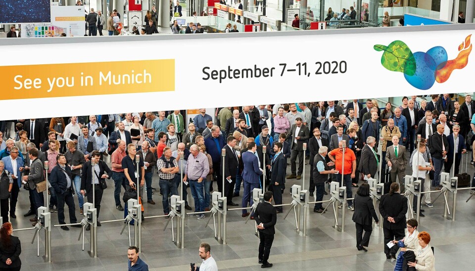 Messe München har sendt ut dette bildet der de ønsker velkommen til Ifat 2020 7.-11. september.