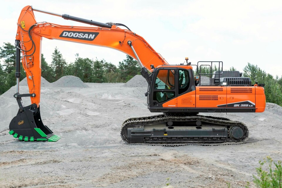 MYE MUSKLER: Doosan-maskinene er kjent for stort motorvolum og omtales ofte som stabile og sterke maskiner. MYE MUSKLER: Doosan-maskinene er kjent for stort motorvolum og omtales ofte som stabile og sterke maskiner.