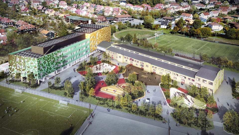 Voldsløkka skole.