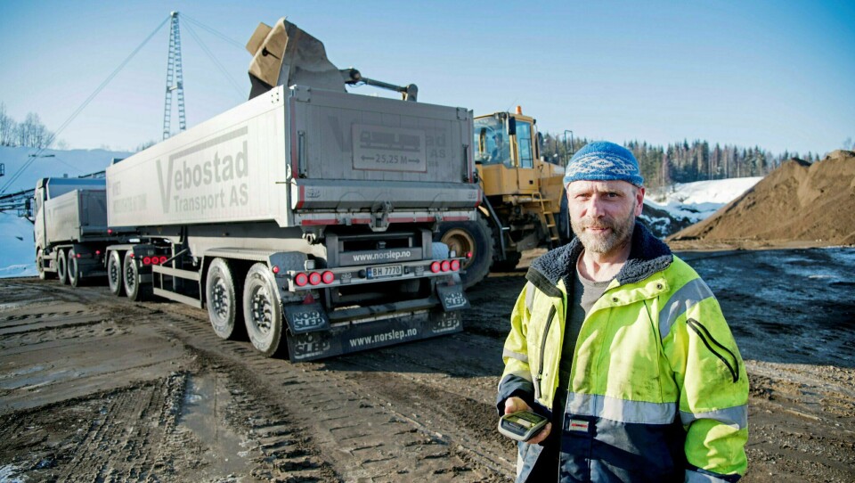 SNART SLUTT: Knut Vebostad frykter oppbud er eneste utvei for hans selskap Vebostad Transport.