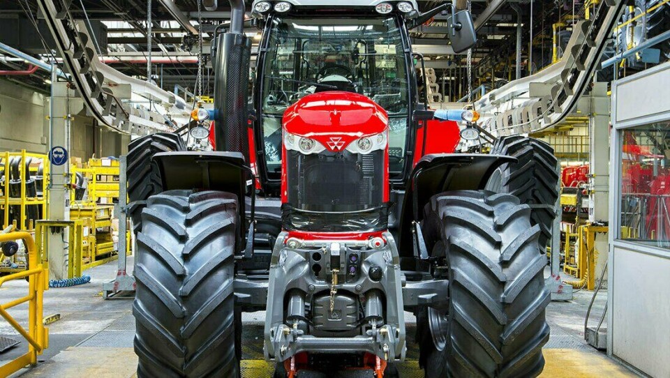 Produksjonen ved Agcos fabrikk i Beauvais (Frankrike), som lager Massey-Ferguson-traktorer for det det Europeiske markedet, er stoppet på frunn av Covid-19-pandemien. Produksjonen ved Agcos fabrikk i Beauvais (Frankrike), som lager Massey-Ferguson-traktorer for det det Europeiske markedet, er stoppet på frunn av Covid-19-pandemien.